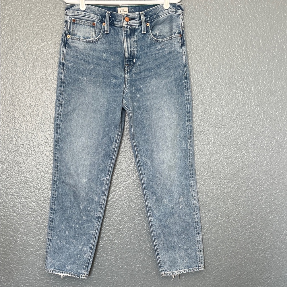 J. Crew Light Blue Distressed Boyfriend Jeans